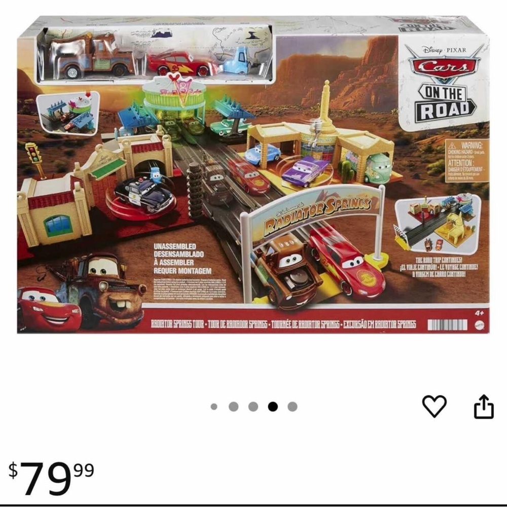 Brand new Cars on the road set